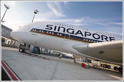 Los aviones de la flota Singapore Airlines