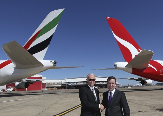 Nueva alianza entre Qantas y Emirates