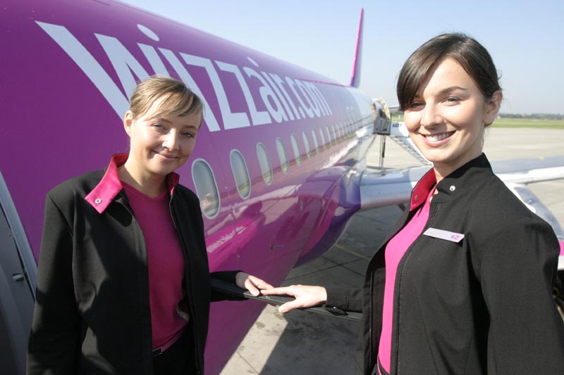 El equipo de trabajo de Wizz Air